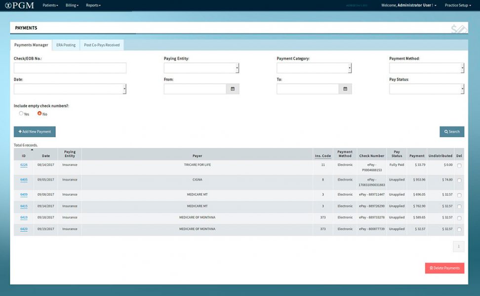 Software Rules Engine | PGM Billing